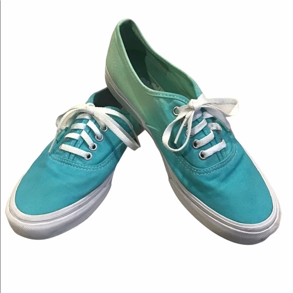 Vans Shoes - RARE Vans Tie Dye Blue Green Sneakers